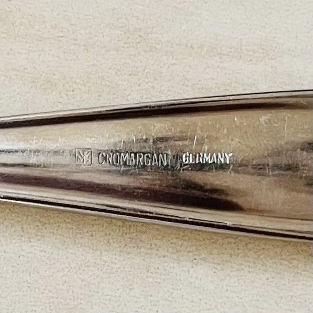 5pc WMF Cromargan Germany Shadowpoint Serving Set Stainless